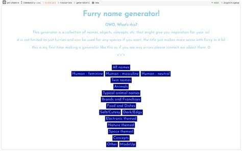 sissy name generator|femboy furry name generator.